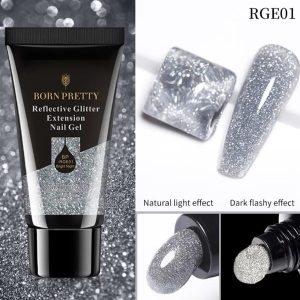Born Pretty Reflektive Simli Tırnak Uzatma Jeli RGE01 (52212)