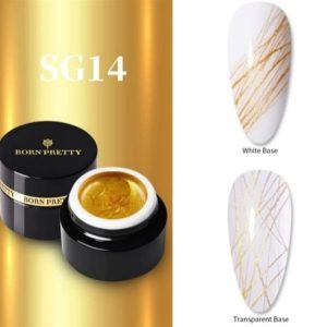 Born Pretty Spider jel (gold) 46740-14